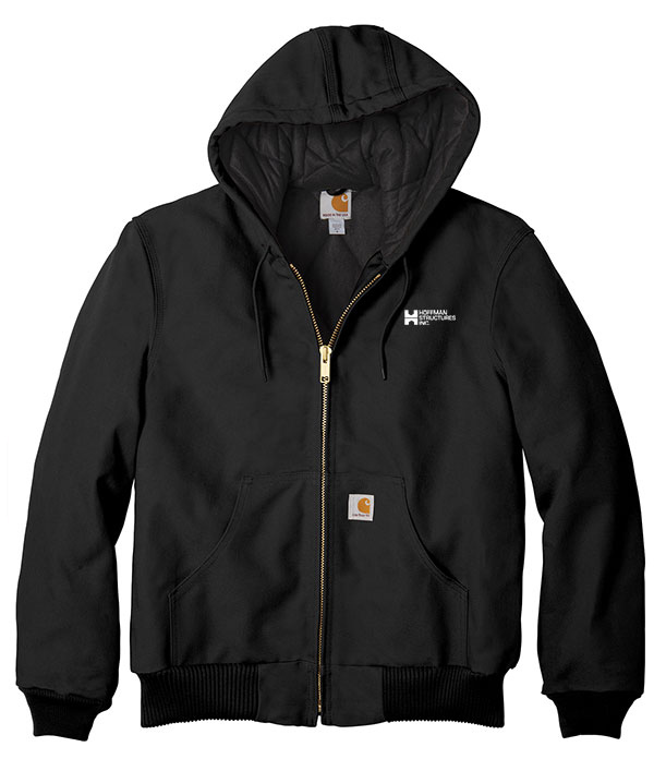 Carhartt Quilted-Flannel-Lined Duck Active Jacket - Hoffman ...