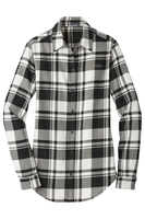 Plaid Flannel Tunic -Ladies